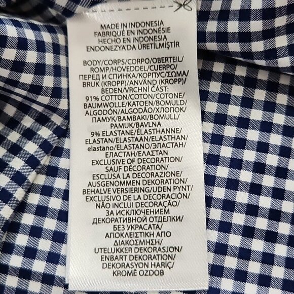 NEW Polo Ralph Lauren Performance Shirt Men's XL Stretch Blue Check Classic Fit - Picture 4 of 16